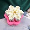 Moule en Silicone pour crème glacée, flocon de neige, Mousse, décoration de noël d'hiver, goutte de colle créative, moule à bougie d'aromathérapie