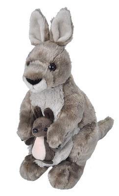 Wild Republic Kangaroo Plush Realistic Wild Soft W16 X D30 X 10935 Toy, Animal, Material, Cuddlekins, H30cm,