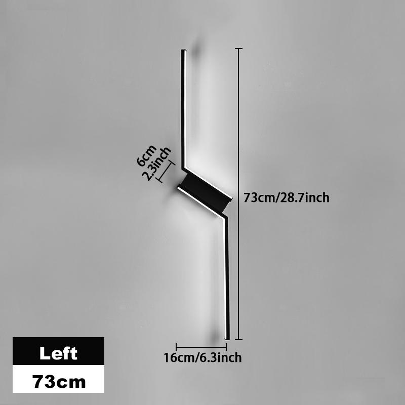 Hockey Interior Wall Light Remote Control LED Wall Lamp Bedroom Decoration Modern Indoor Lighting Lamps 53CM 73CM 93CM LED Light