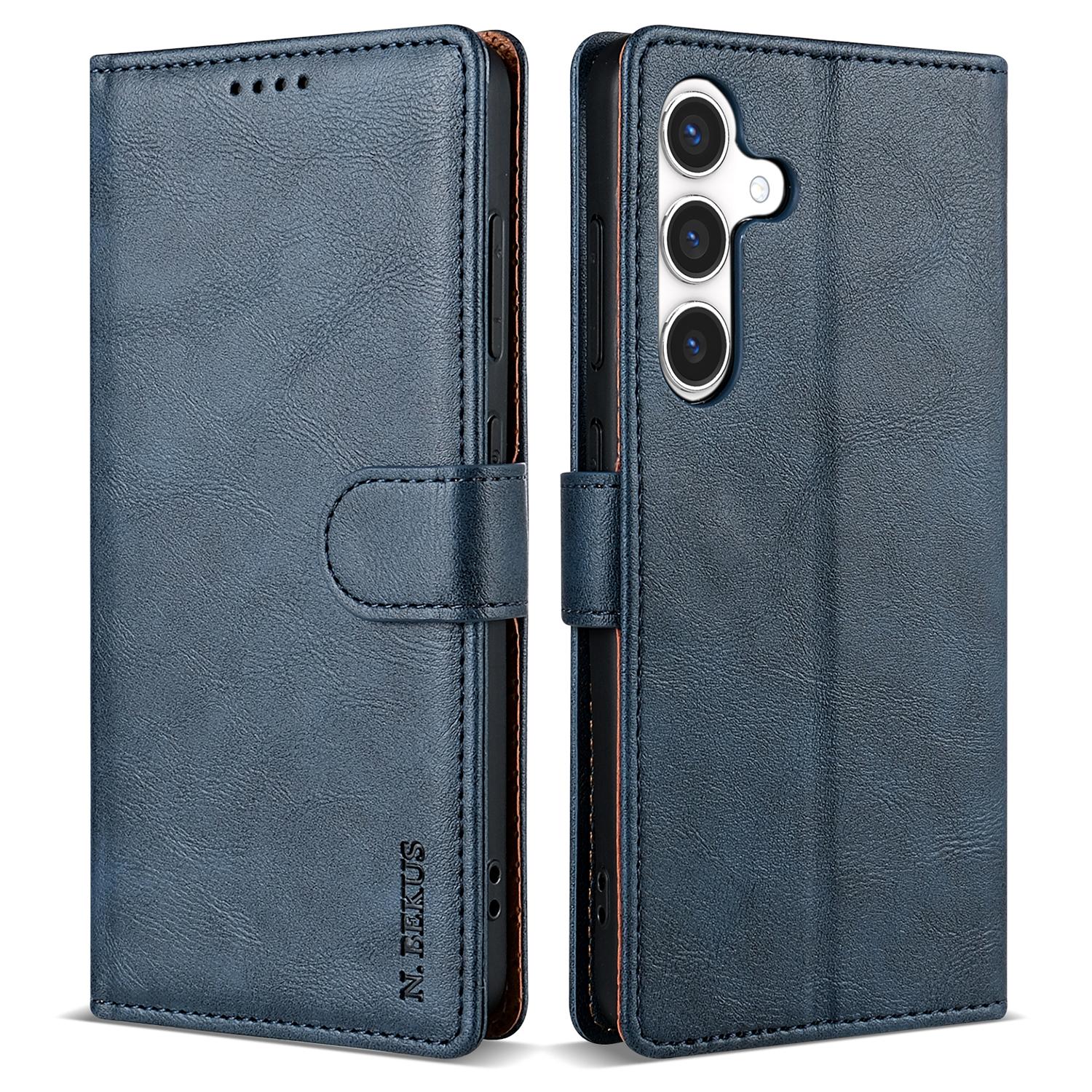 

Для Samsung Galaxy A26 5G Чохол-підставка Шкіряний гаманець Чохол для телефону Blue