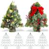 Durable Iron Christmas Tree Ornament Durable Metal Christmas Decoration For Outdoors Indoor Holiday Decors Festival Season