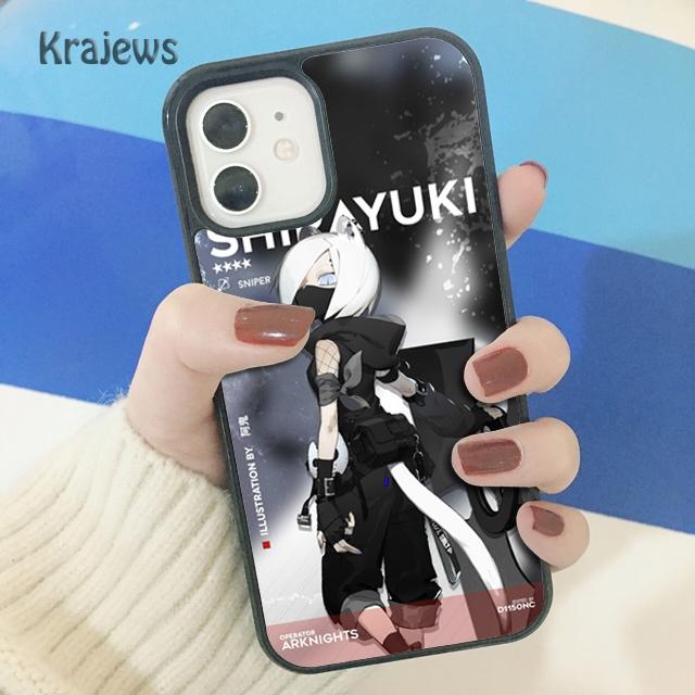 Krajews Amiya Ansel Arknights Soft Phone Case Cover For iPhone 14 5 SE 6s 7 8 plus X XR XS 11 12 13 pro max Samsung S21 S22ultra