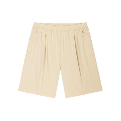 Champion Allwetter-Serie Einfarbige Mittelhohe Lockere Gerade Lässige Shorts Herrenshorts Khaki 152420506-1