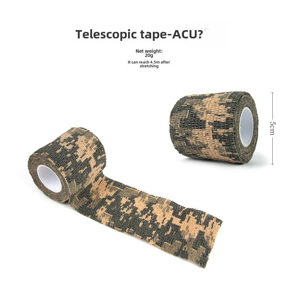 Bandă de camuflaj retractabilă autoadezivă pentru vânătoare, ciclism, mașini