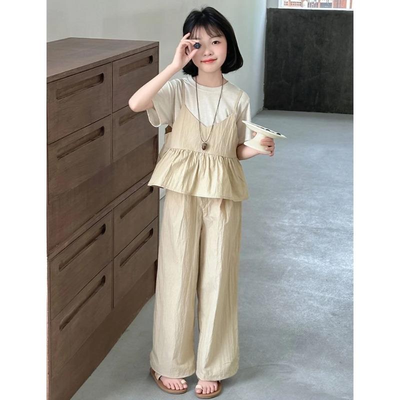 Children's Clothes Set Girls Outfit Sets Shirts Kids Clothing Dresses Little Girl Sweatshirt Tweens