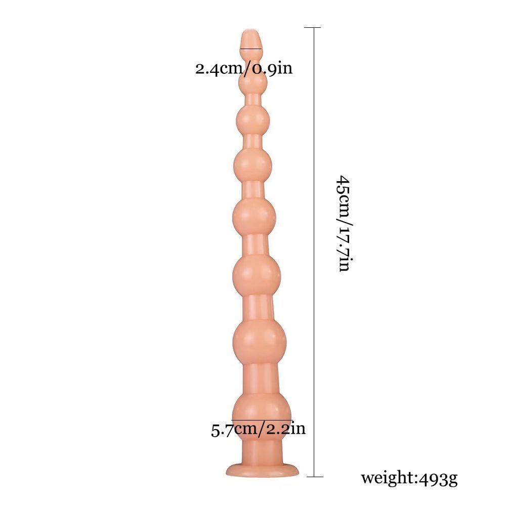 Ultra-long Bead Anal Plug Tail Stimulator & Dilator Sex Toy