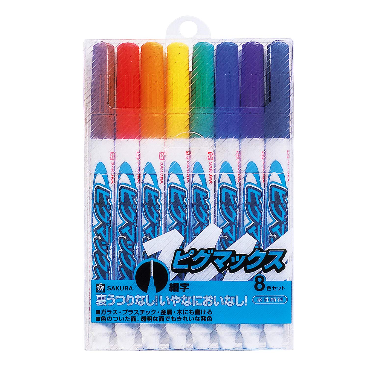 

Ручка Sakura Fine 8 Cray-Pas на водной основе, Pigmax, Толщина линии, Цвета, ZPK-S8