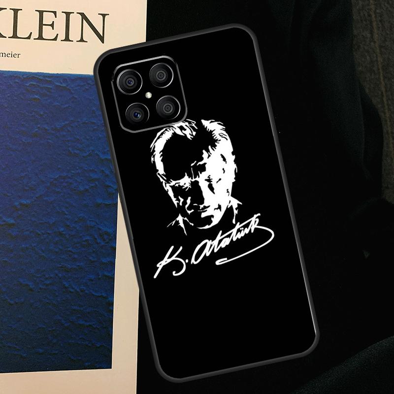 Turkey Mustafa Kemal Ataturk Case For Honor 50 70 90 Lite X9b X9a X8b X8a X8 X9 X9c Honor 200 Pro Magic 7 5 6 Lite Cover