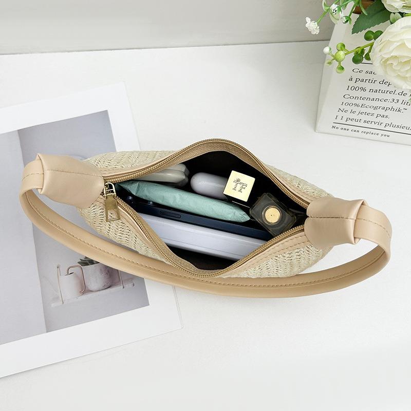 Today's popular niche straw bags for women's new summer versatile messenger bags go out small bags