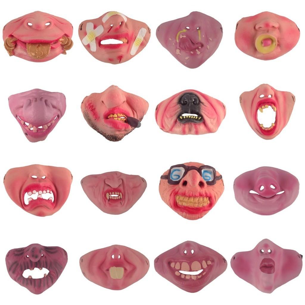 Hilarious Halloween Half Face Mask With Comical Pig Nose For Costume Fun
