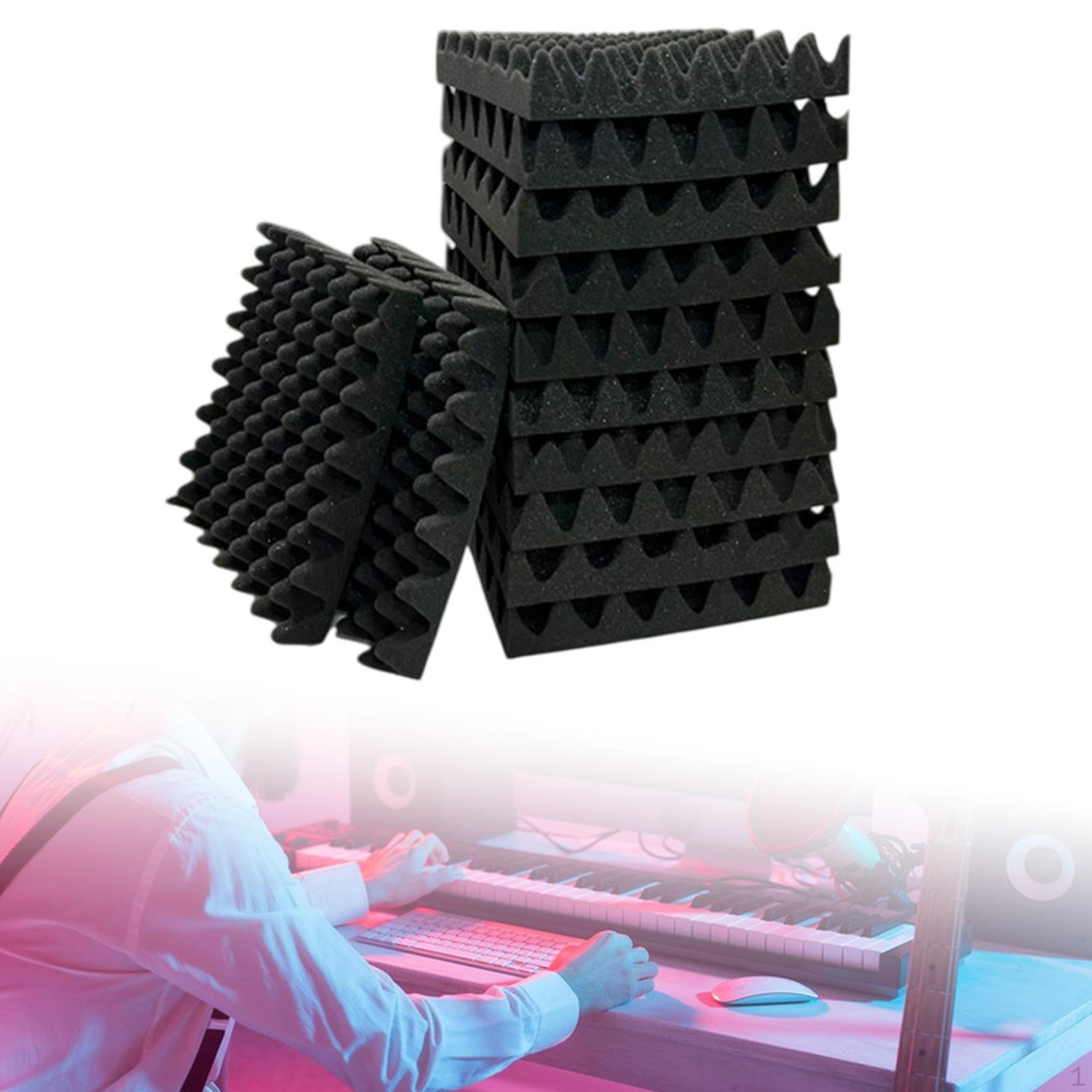 

12 предметів акустичних панелей Foam Egg Case для студії With sticky backing