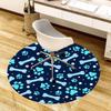 1pc Office Carpet Chair Mats Dog Bone Pattern Perfect for Decorating Office Chairs, Living Rooms, Or Bedrooms.YDT153