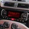 Real Soft Carbon Fiber Sticker For Fiat Panda 2013-2019 2020 2021 2022 2023 2024 2025 LHD RHD Car Central Control Screen Trim