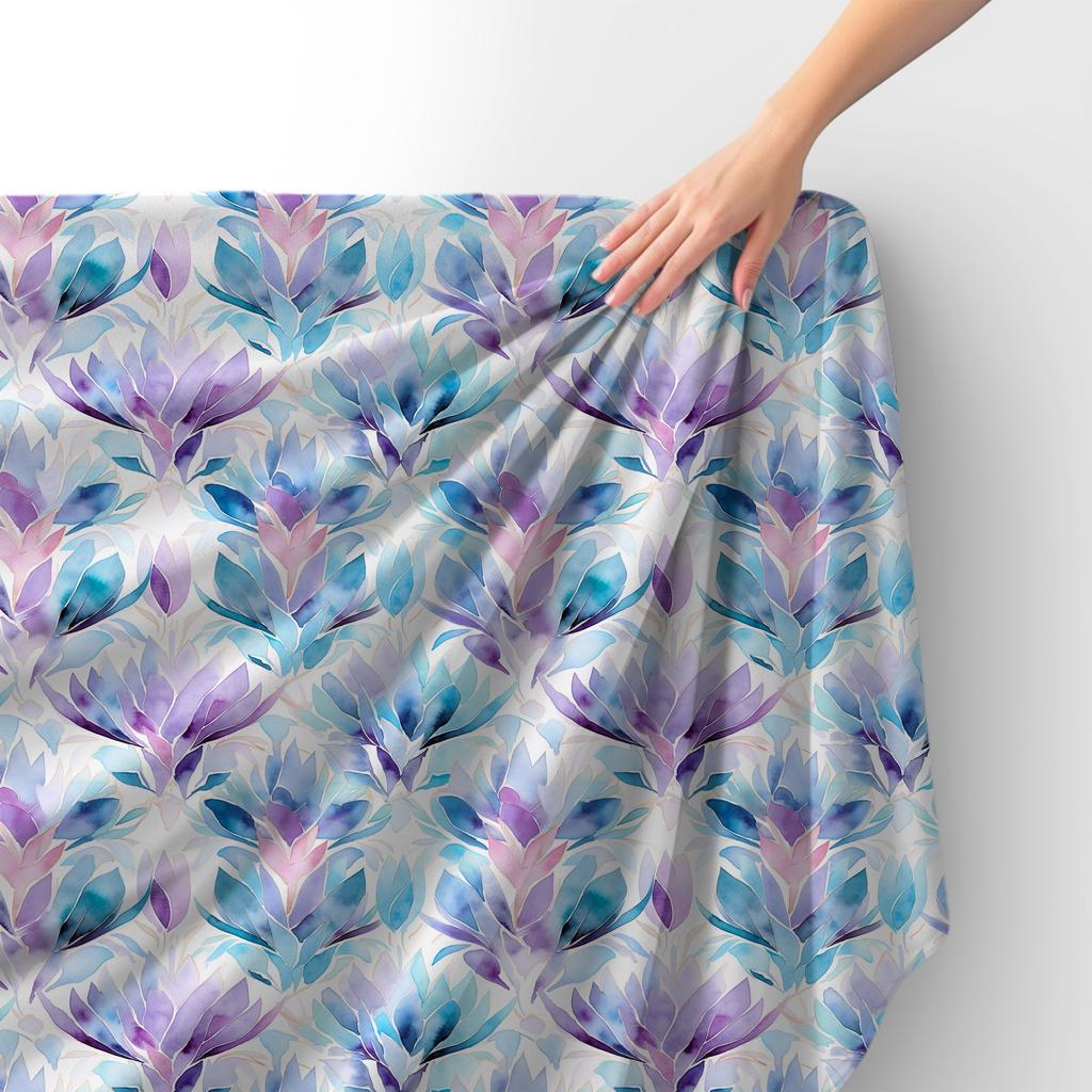 Royal Samt Stoff Polyester Zum Nähen - Motiv Abstraktion - Rdx2575