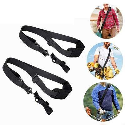 Adjustable Length Trimmer Shoulder Strap Nylon Belt Universal Fit Lawn Mower Harness Strap Metal Clip Ergonomic Design