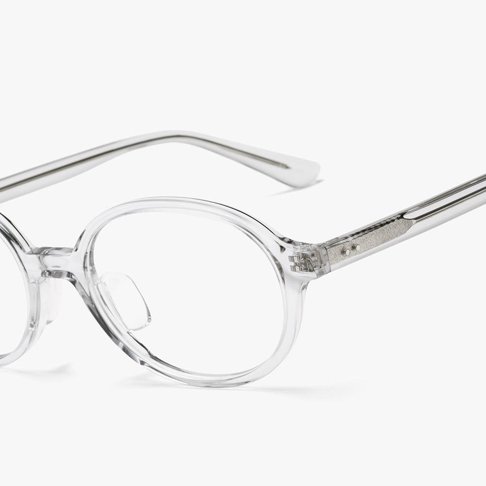 Lugobtikeol [Dunn] Oval Horn-Rimmed Eyeglass Frames (Lc5964 220 53)