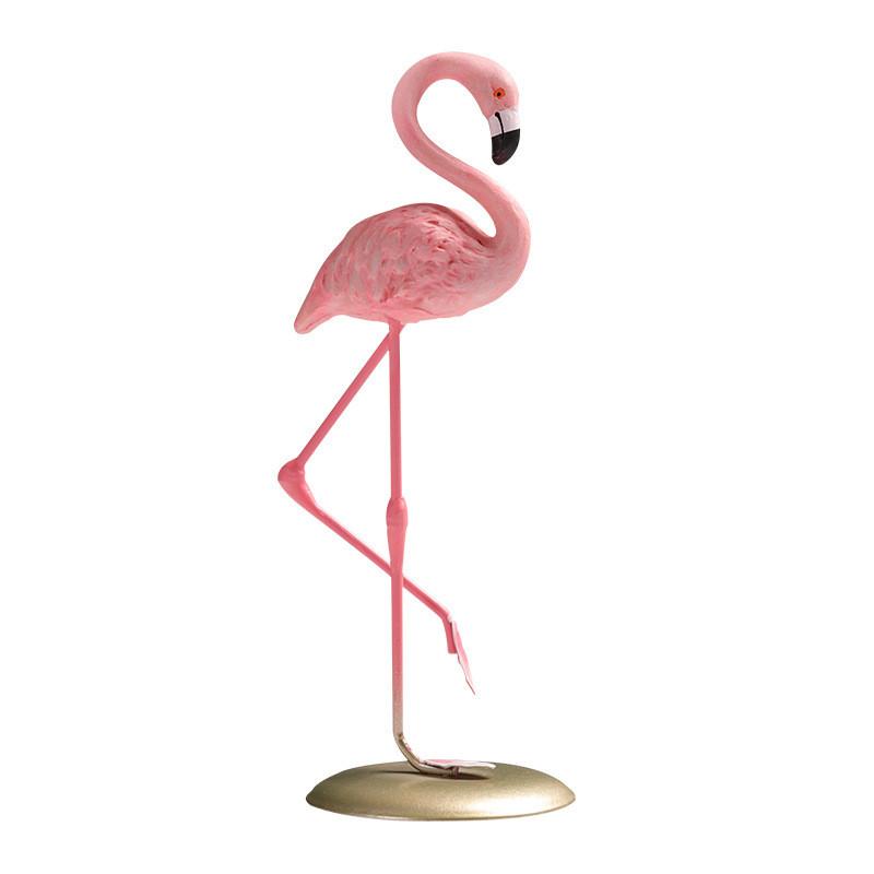 Resin Art Flamingo Sculpture For Home Office Desk Decoration Gift For Colleagues