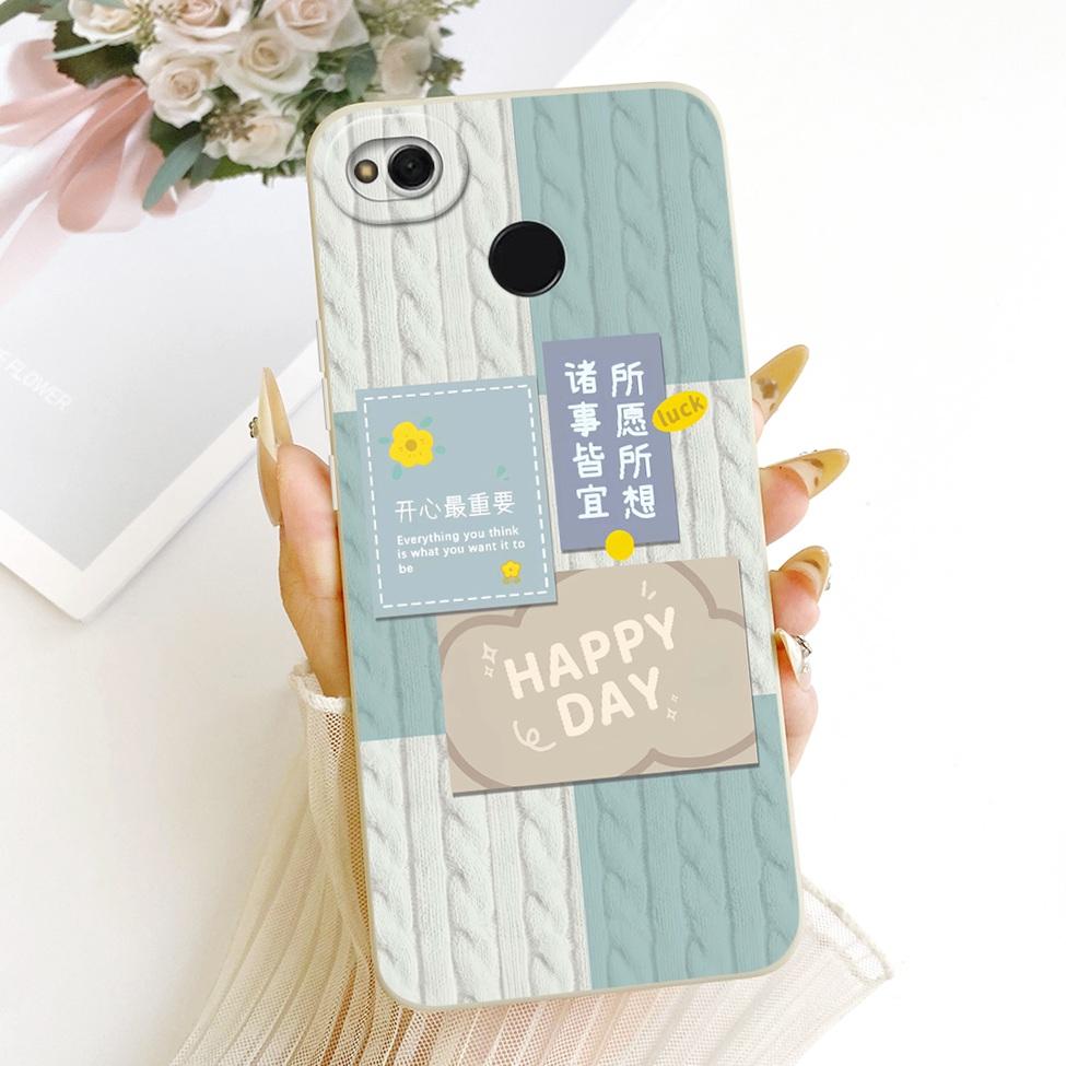 Phone Casing For Redmi 4x Cover Fashion Cartoon Cute Funny Painted Silicone Case For Xiaomi Redmi 4x