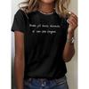 Women Croatia Print T-Shirt Round Neck Short Sleeve Spring Summer Casual Top