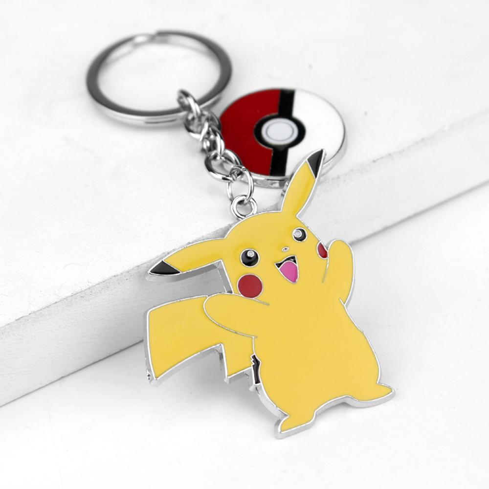 

Anime Pokemon Keychain Adorable Pikachu Metal Keychain Pendant Present Designed For Fans Unisex Jewelry great for daily use