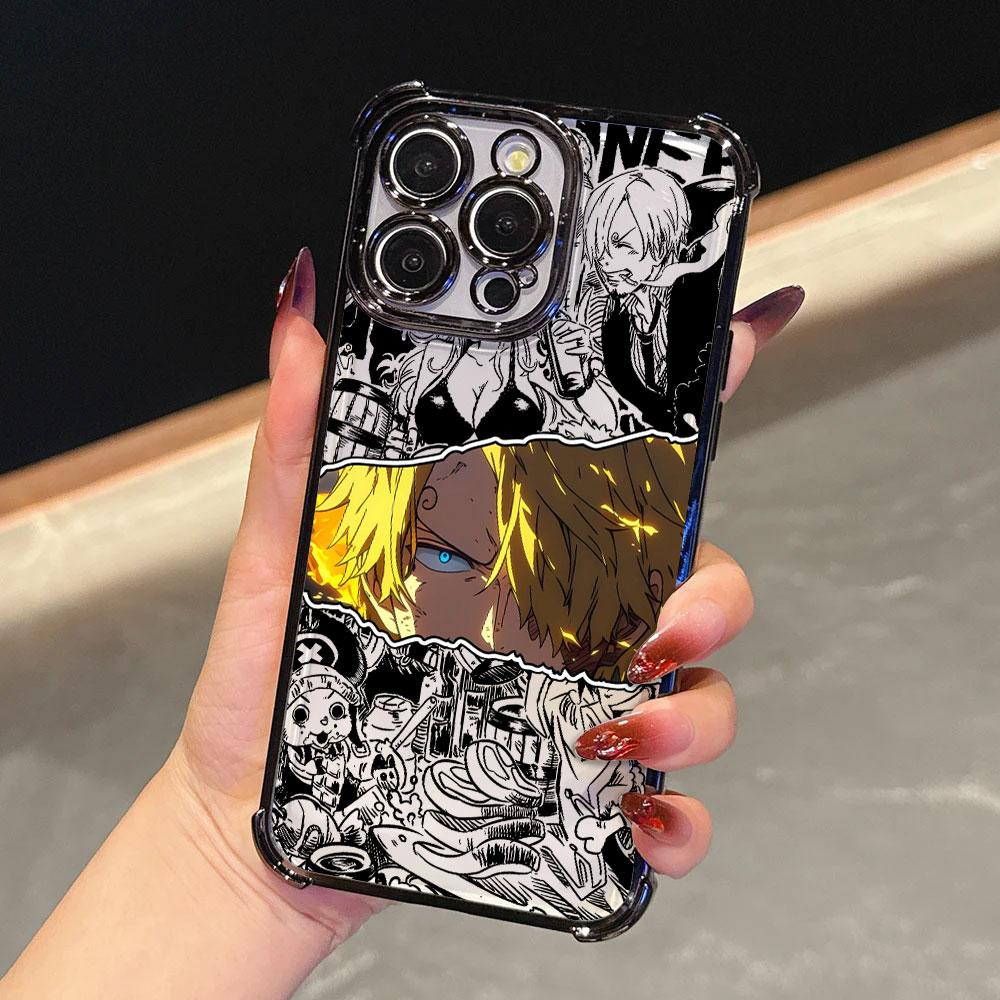 Japan Anime Hot One Pieces Soft Funda For iPhone 17 Pro 16 15 14 13 12 11 Pro Max Case 17 Plus 17E 16E 17Air Silicon Phone Cover