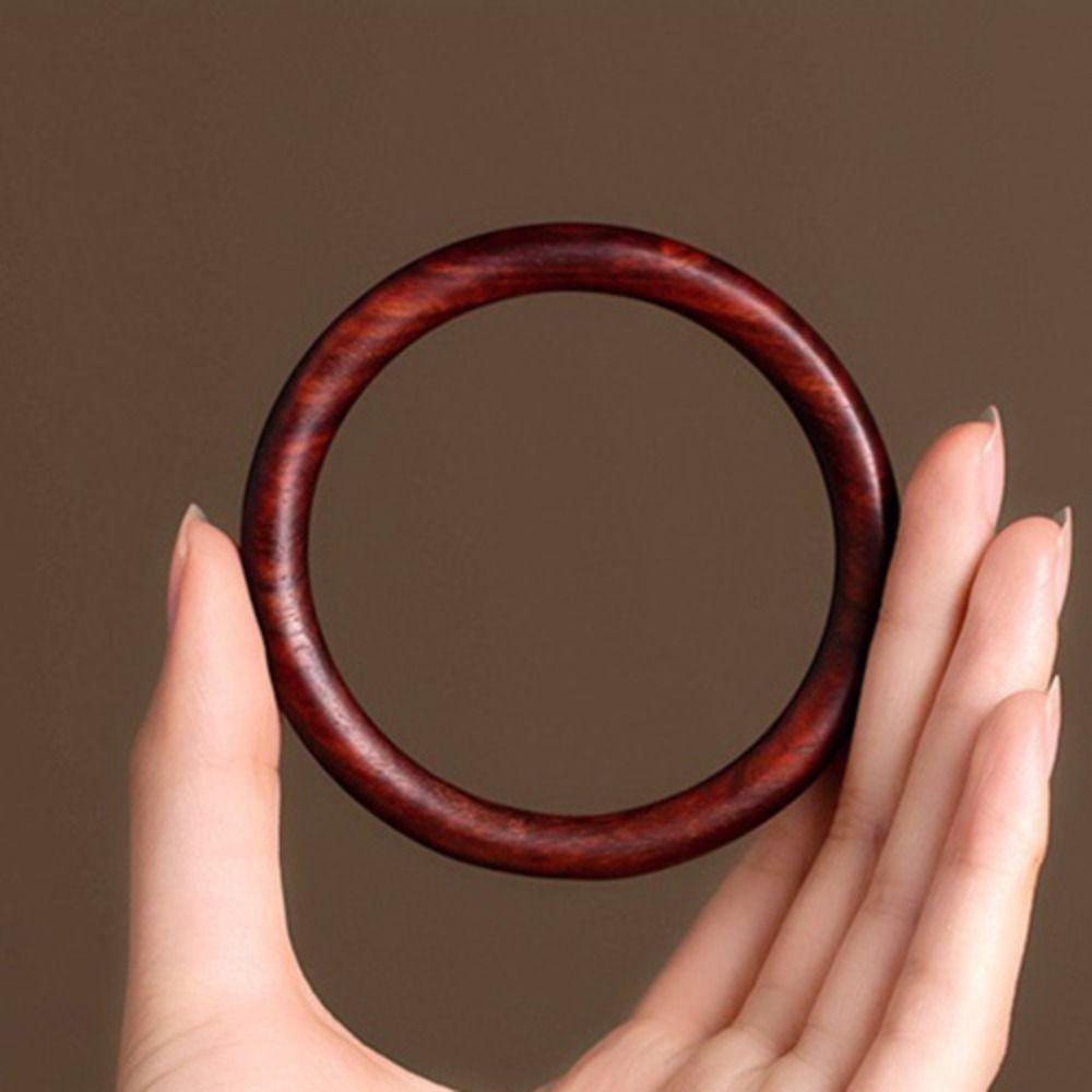 Vintage Holz Armreif Klassischer Ethnischer Stil Armreif Einzigartiger Natürlicher Sandelholz Armreif Mädchen