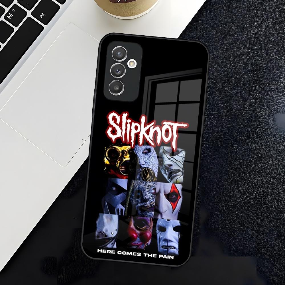S-Slipknot Popular Band Phone Case for Samsung A15 A25 A35 A55 A14 A12 A22 A32 A52 A11 A21 A31 A51 A05 A24 A34 A54 A13 23 A33 A5