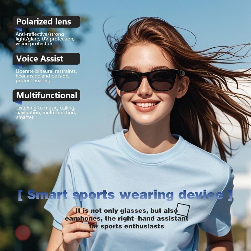 Smart glasses, Bluetooth glasses blue light lenses magnetic sunglasses UV resistant listening to music and making calls