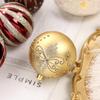 Elegant 8CM/16 Painted Christmas Ball Set: Exquisite Cross-Border Tree Decorations