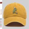 Pc Frog On a Scooter Printed Baseball Cap Fashionable Casual Design Golf Cap Home Leisure Decorative Hat Comfortable and Lig