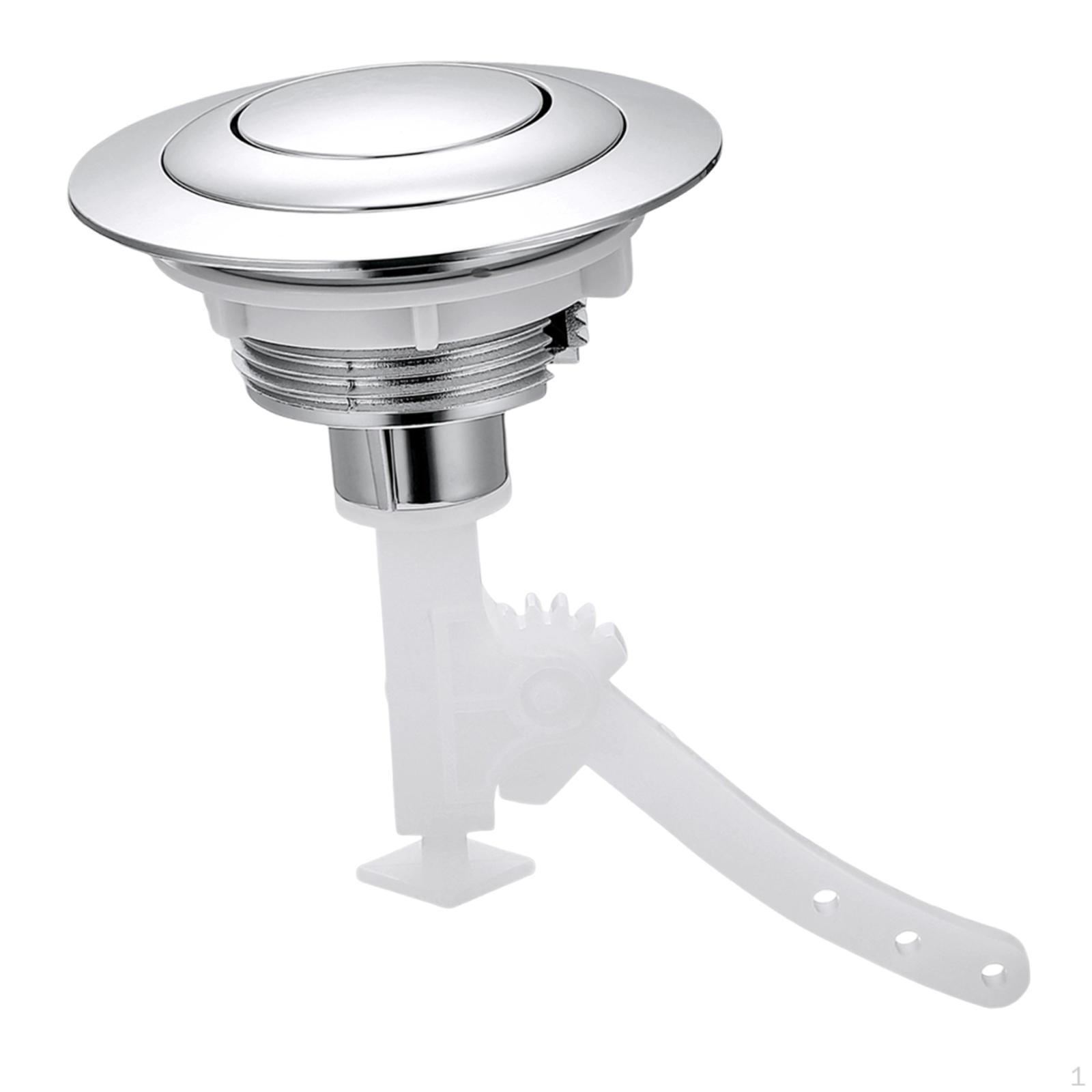 

Single Push Toilet Flushing Button Replace Parts Round 40 50 60mm Water Tank for