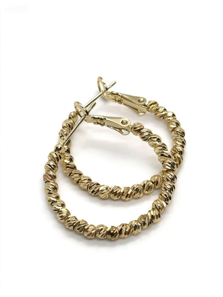 Elegante Retro-Gold-Creolen für Damen - Groß, Übertrieben, Hochwertiger Europäisch-Amerikanischer Stil