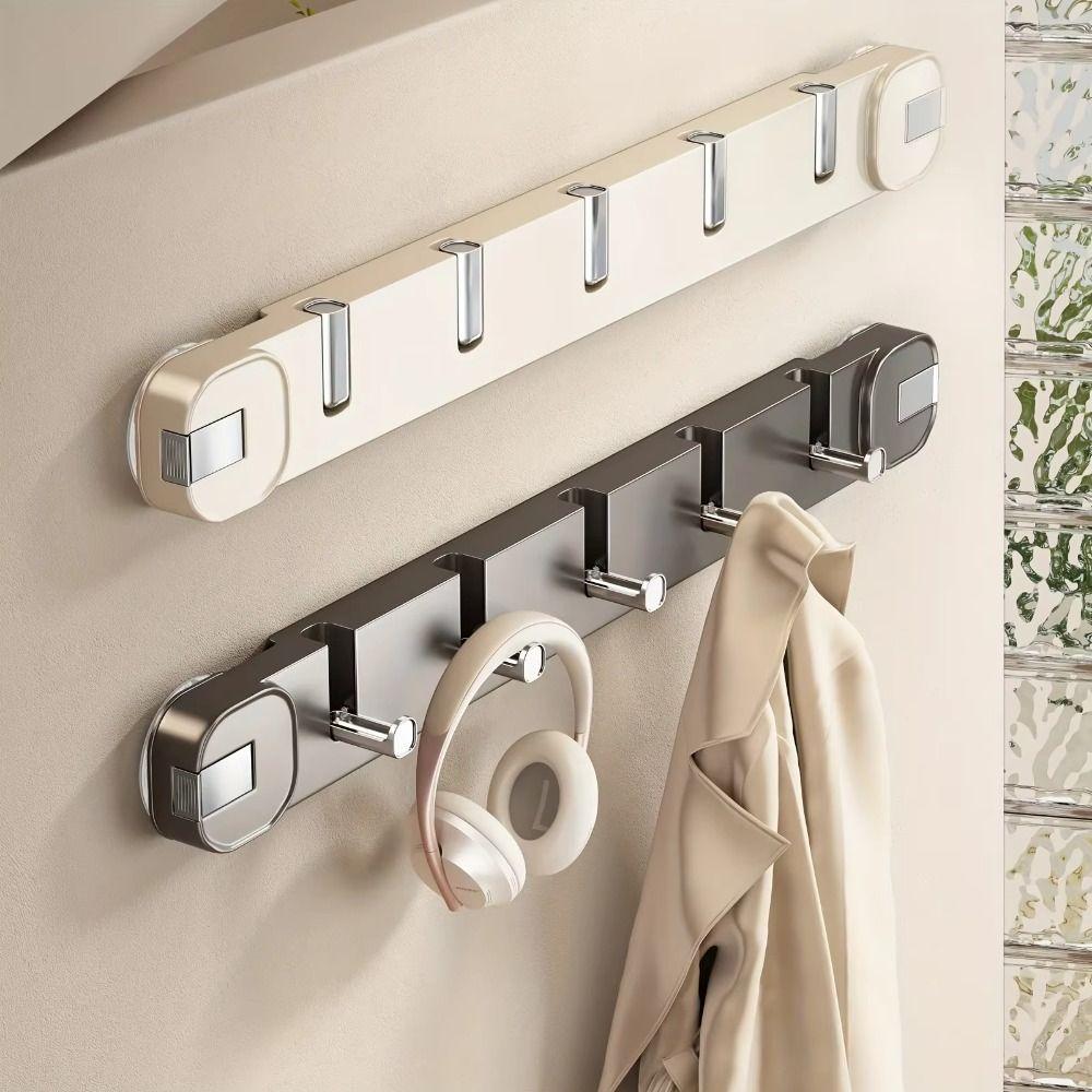 Detachable Foldable Wall Row Hook Waterproof Door Back Clothes Hook INS Key Hook Rack  Towels