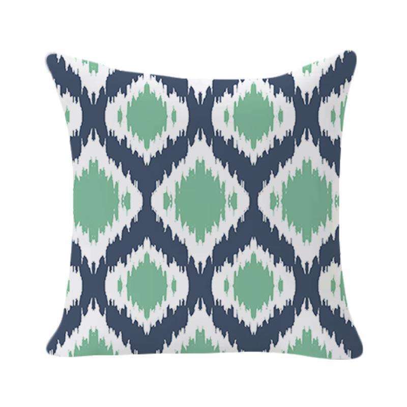 Einfacher geometrischer Druck Kissenbezug Abstraktes florales Wohnzimmer Sofa Kissenbezug