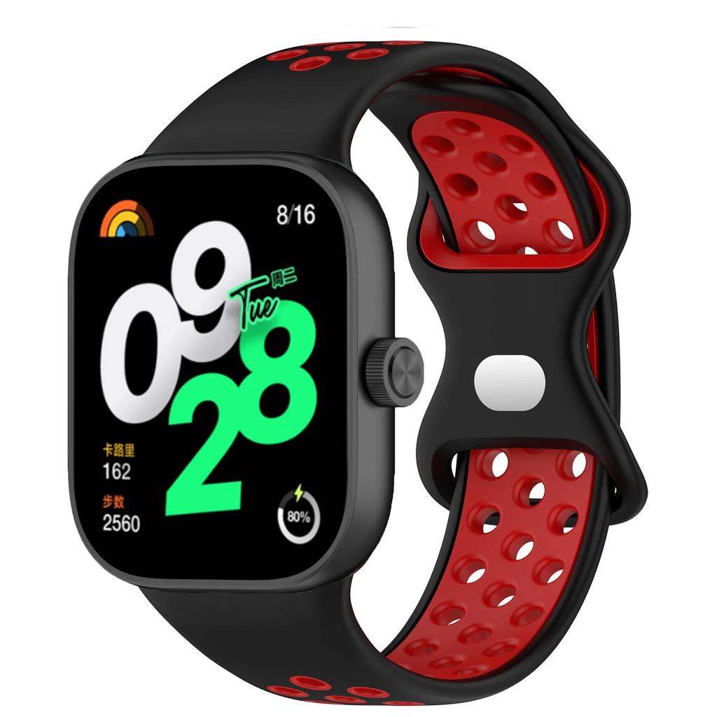 Sports Silicone Strap for Redmi Watch 4 5 6 Band Accessories Replacement Breathable Bracelet Smartwatch Xiaomi Band 8 9 Pro Belt