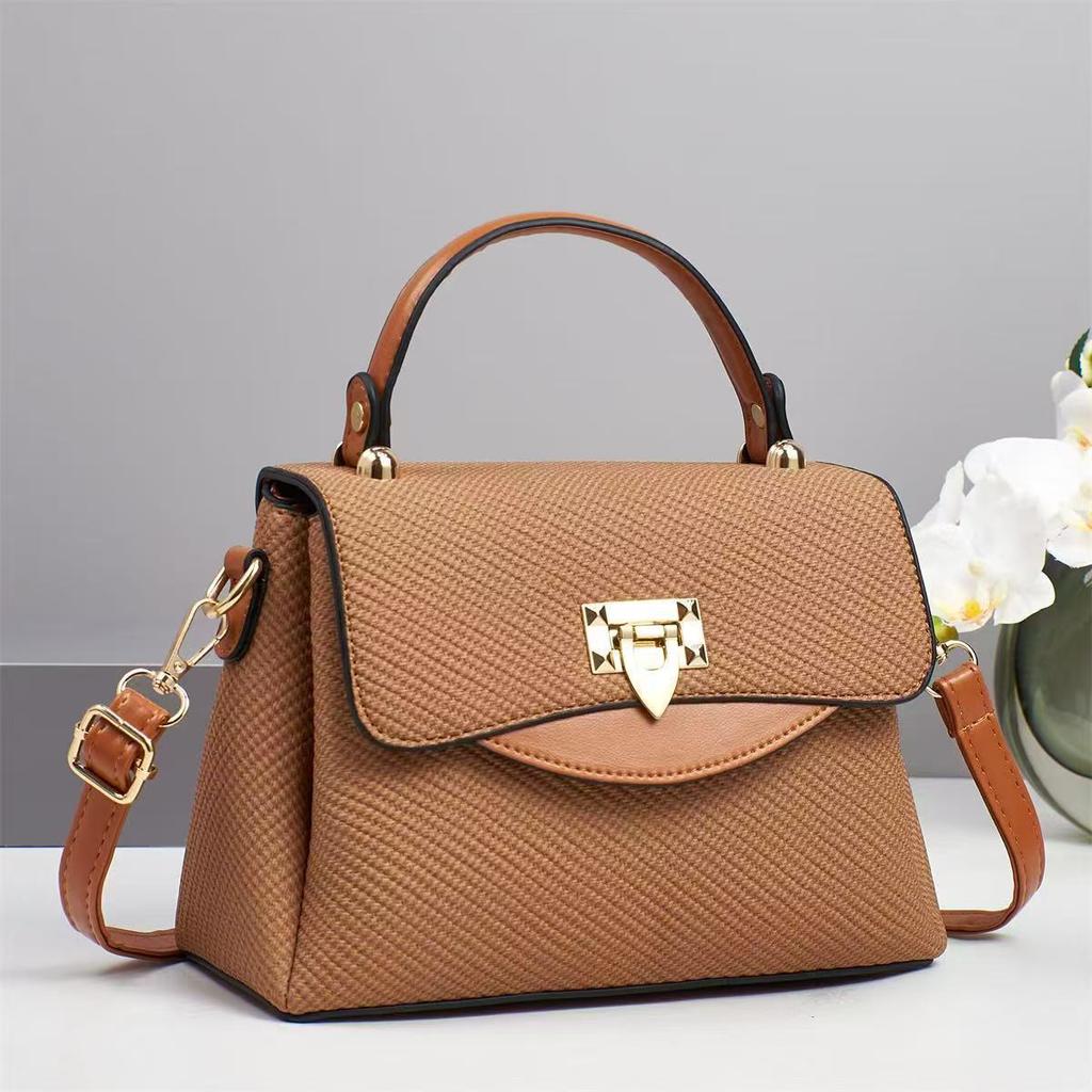 Neue leichte Luxus-Handtasche Pendler Macaron Schlicht Großes Fassungsvermögen Modisch Vielseitig Ein-Schulter Nische Umhängetasche