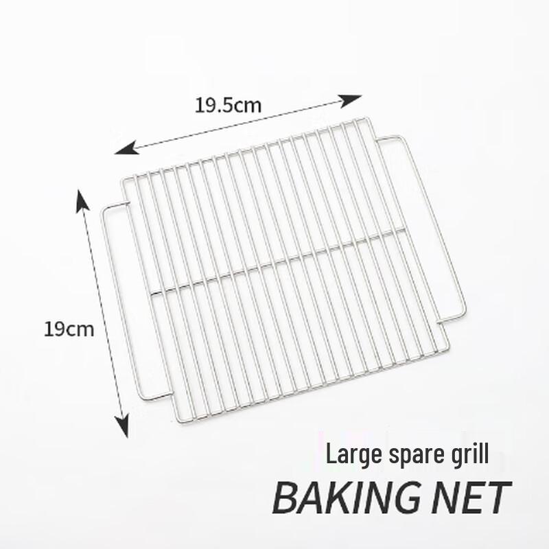 

OEING Portable Stainless Steel Outdoor Wood Stove Base with Grilling Rack