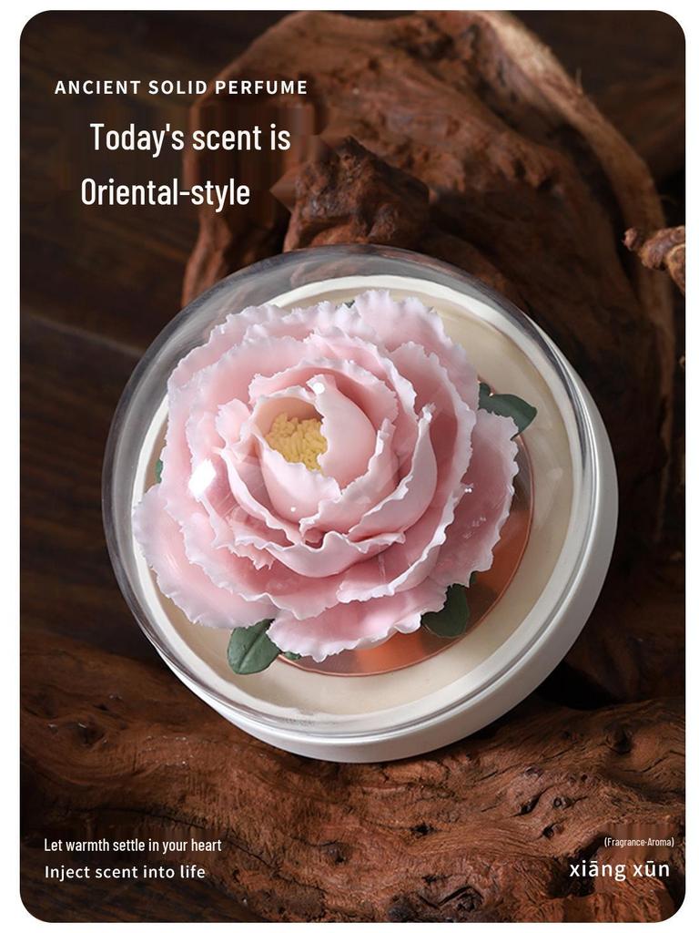 Handmade Peony Ceramic Diffuser - Women’s Aromatherapy Gift & Souvenir