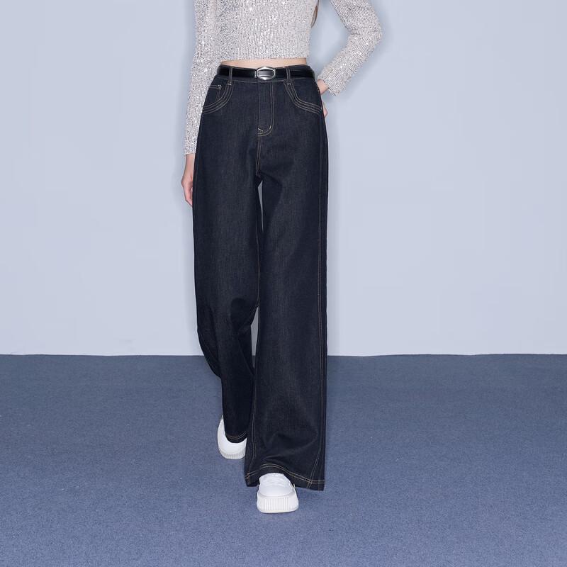 

Sancai Women s Mid-Waist Wide-Leg Denim Jeans XL (170/76A)