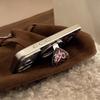 Leopard Print Bow Case Suitable for Apple 17 Pro Max, 13 Gold-plated Magnetic Stand, iPhone 16 Sweet and Cool 15