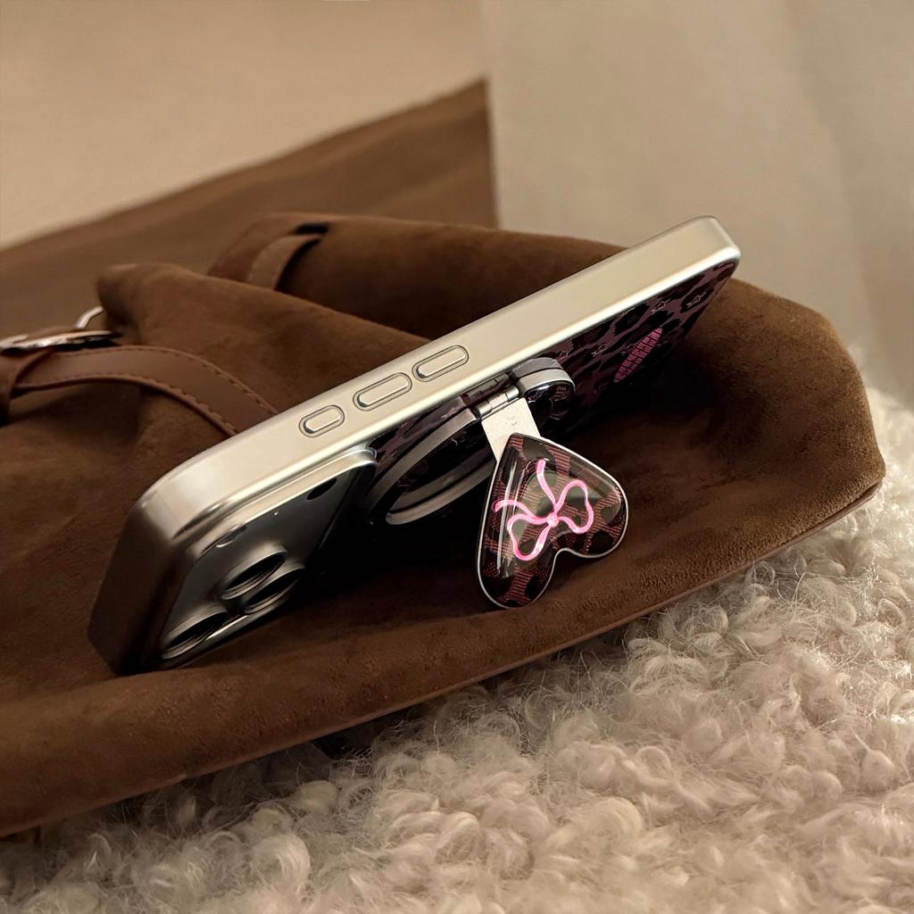 Leopard Print Bow Case Suitable for Apple 17 Pro Max, 13 Gold-plated Magnetic Stand, iPhone 16 Sweet and Cool 15