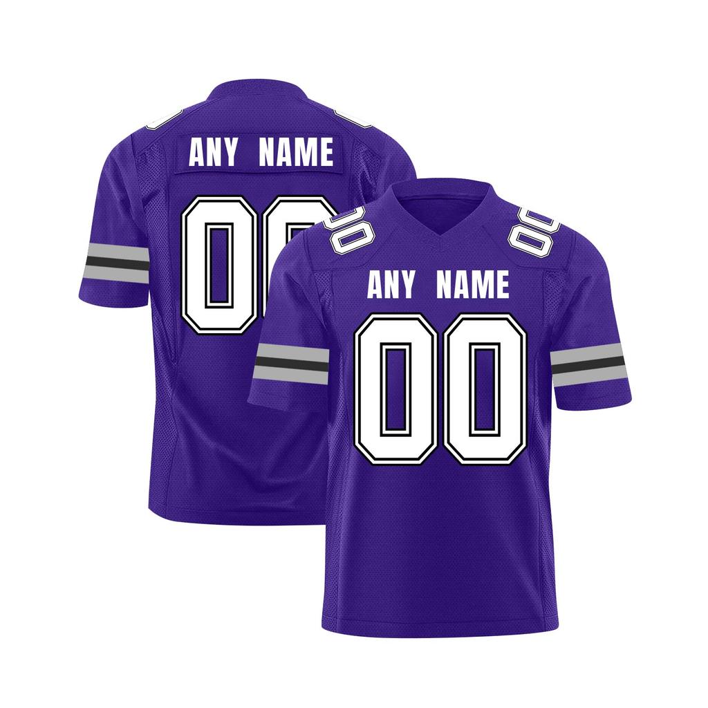 Custom Football Jerseys Personalized Printed Team Name & Number Sports Uniform For Men Women Youth