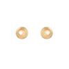 1 pair of fashionable and simple copper round earrings for women that do not fade