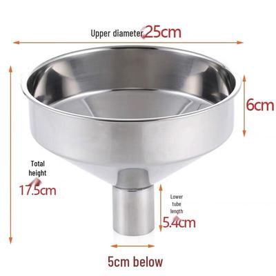 Stainless Steel Extra-Large Funnel