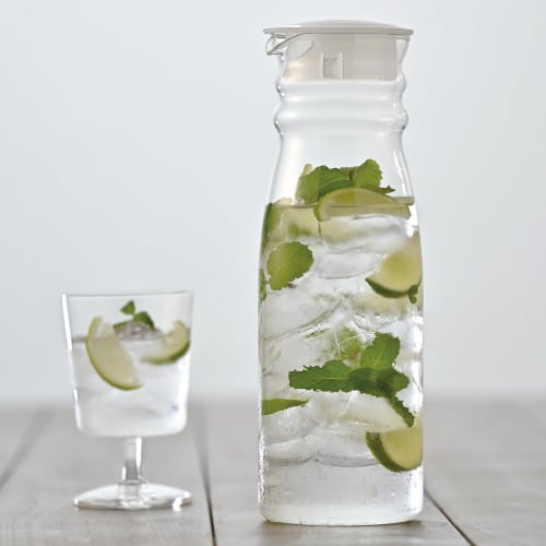 HARIO Free Pot 1300ml, Heat-Resistant Glass, Made In Japan, Barley Tea, Bottled, Tea, Refrigerator-Friendly, FP-13-TW