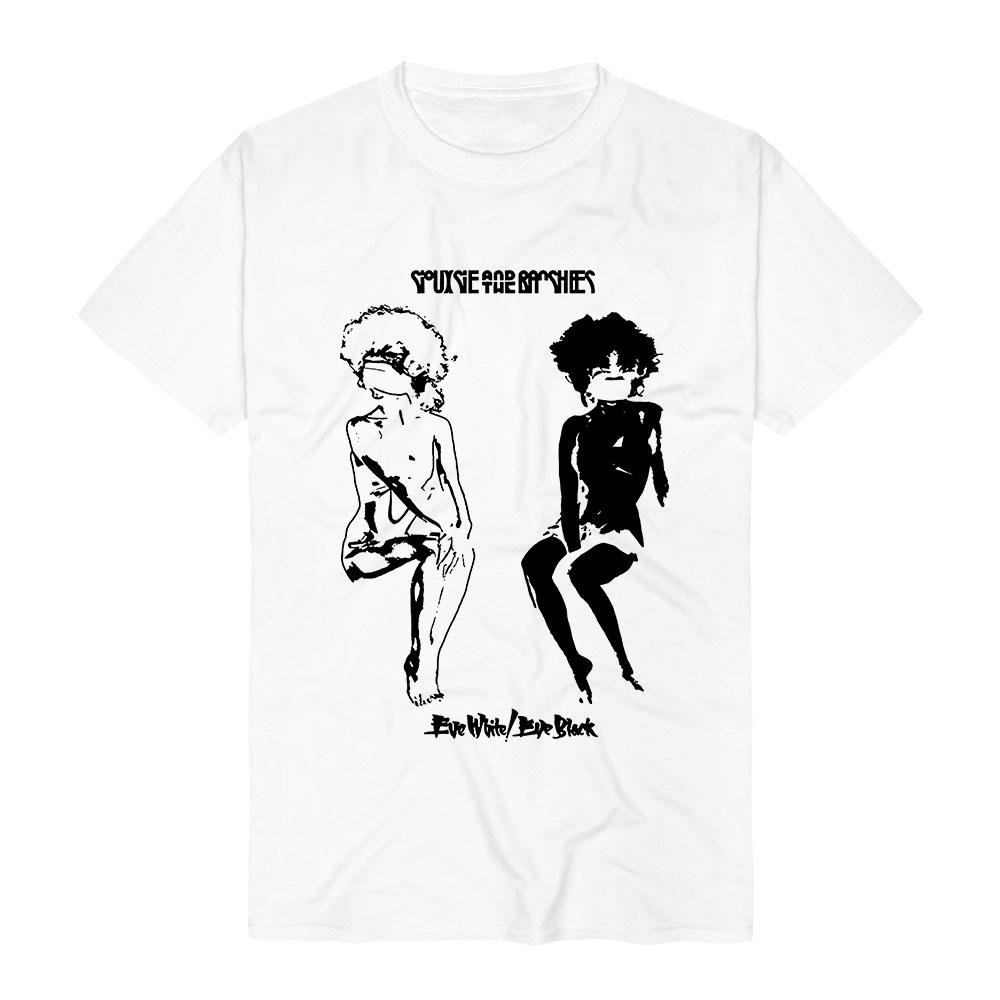 Eve White Eve Black T-Shirt Band Siouxsie and The Banshees Design Tees Unisex Streetwear Cotton Short Sleeve Soft Tshirts Print