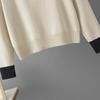 Trendy Embroidered Knit Top & Wide-Leg Pants Set for Women - Spring/Autumn Fashion