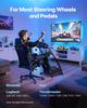 Racing Wheel Stand, Adjustable & Foldable Simulator Stand for Logitech G29 G27 G920 G923, Thrustmaster T300RS T300GT T248 TS-PC TSXW Gaming