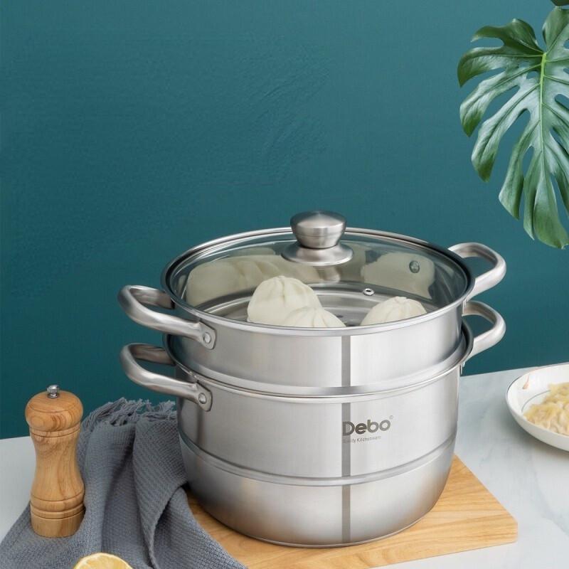 Debo 304 Edelstahl 28cm Dampfgarer & Suppentopf