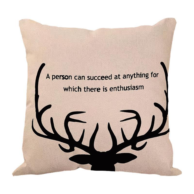 Line Pillow Cushion Cartoon Pillow Head of The Bed Sofa Waist Leaning On The Car Waist Pillow Pillow Cover Office Cushion Backrest Cushion